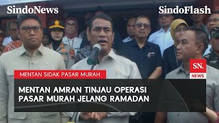 Blusukan ke Pasar Murah, Mentan Amran Ingatkan Pengusaha Jaga Harga Pangan | Sindo Flash