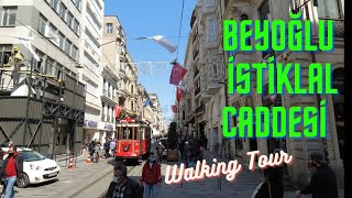 İstanbul'un Kalbi Beyoğlu İstiklal Caddesi...