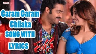 Garam Garam Song With Lyrics - Rabasa Songs -  Jr. NTR, Samantha, Pranitha - Aditya Music Tellugu