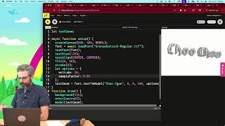 new p5.js 2 functions: textWeight, textContours, textModel