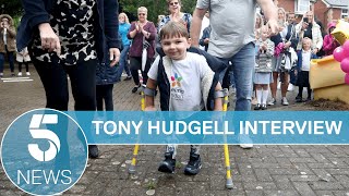 Double-amputee Tony Hudgell's new charity challenge in memory of Captain Tom Moore | 5 News