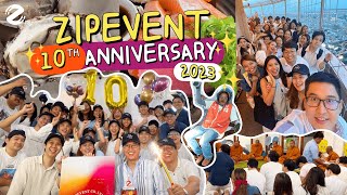 Zipevent 10th Anniversary!