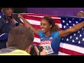 kori carter wharton mba grad and track world champion