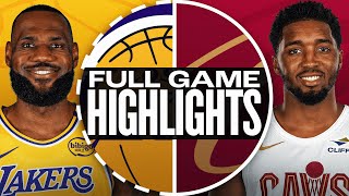 Game Recap: Cavaliers 134, Lakers 110