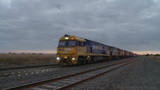 2PM5 Pacific National Intermodal Container Train (24/3/2022) - PoathTV Australian Railways