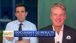 Docusign CEO Allan Thygesen breaks down Q2 earnings: We had a very solid quarter