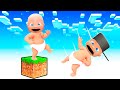 Babies on ONE BLOCK in Minecraft!