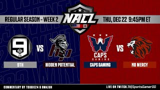NACL Winter '23 HIGHLIGHTS | Caps Gaming vs. No Mercy - NHL 23 EASHL 6s Gameplay