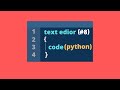 TEXT EDITOR IN PYTHON | WITH SOURCE CODE