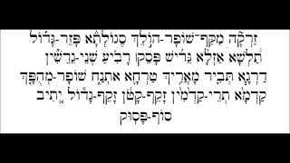 הרב מאור קדוש - טעמי המקרא נוסח ירושלמי - שמות הטעמים (שיעור מספר 1)
