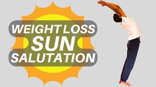 Surya Namaskar Yoga with Mantra | Lose Weight Fast | Benefits Sun Salutation #sunsalutation