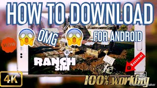 How to download #Ranch simulator in Android || @TechnoGamerzOfficial