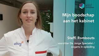 #stemvandedokter - 'Mijn boodschap aan het kabinet', Steffi Rombouts, oogarts in opleiding