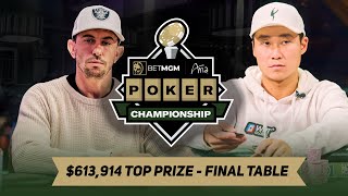 2024 BetMGM Poker Championship $3,500 Main Event | Final Table with Shannon Shorr \u0026 Rampage