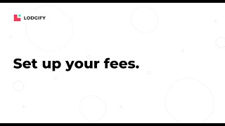 RENTAL SETUP - Set up your fees