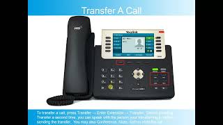 Yealink T29G - Yealink T46S - Yealink T46U Basic Instructional Guide - VoIP Phones and Service