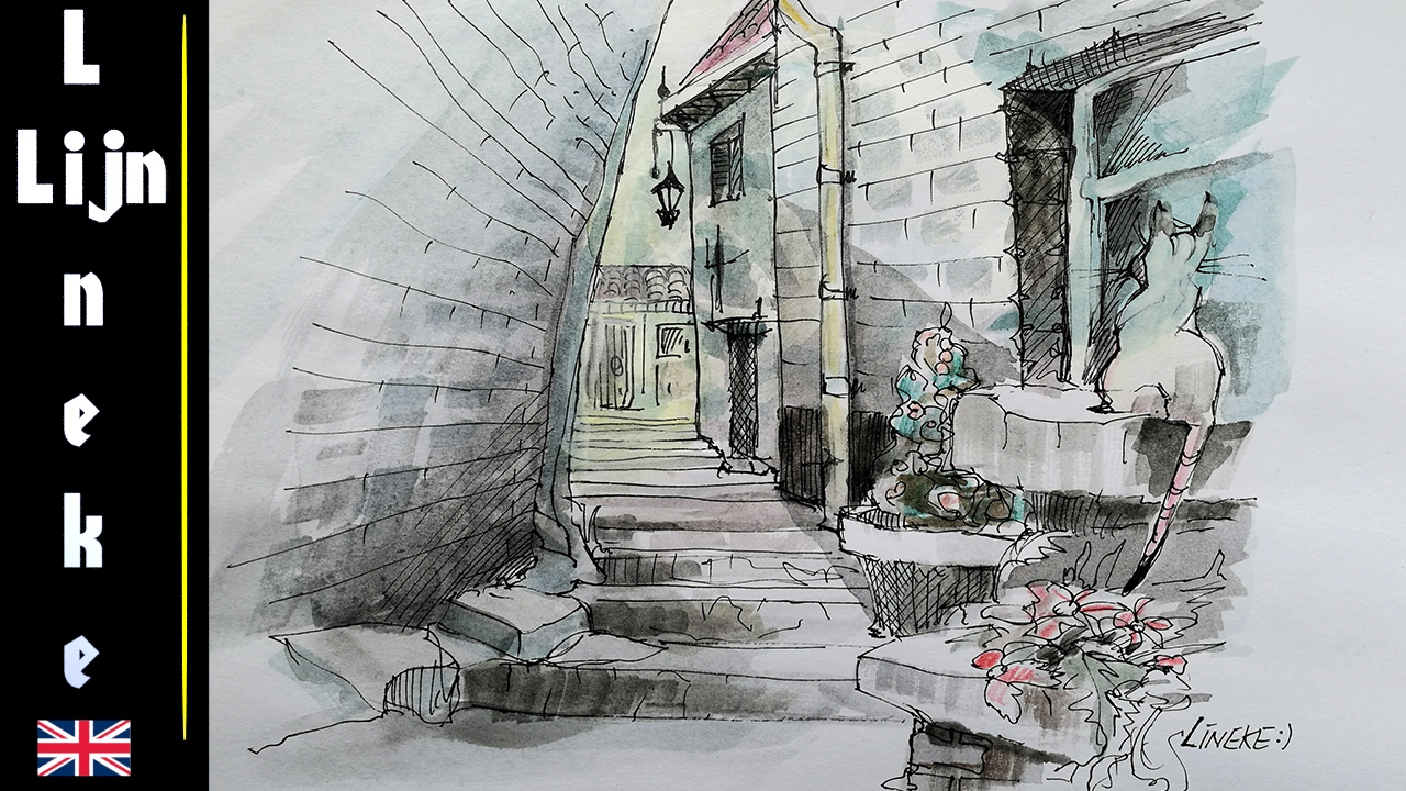 Alleyway Drawing Alleyway Drawing
