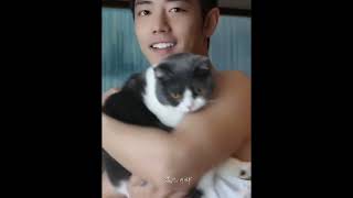 肖战逗猫撩狗合集 #肖战 #xiaozhan #肖战如愿 #小飞侠 #如愿