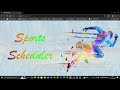 Sport Scheduler using Node js , express js , posteger sql
