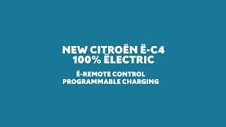 Citroën ë-C4 ëlectric :  Programmable charging