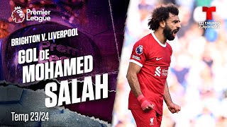 Gol de Mohamed Salah - Brighton v. Liverpool 1-1 | Premier League | Telemundo Deportes