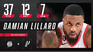 Damian Lillard drops huge double-double in Blazers’ win vs. Spurs | NBA on ESPN