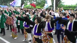 よさこいinおいでん祭2012　総踊り　『トモじゃん♪』