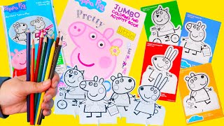 Peppa Pig Fun Drawing and Coloring Activities for Kids | Color with Sniffycat