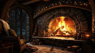 Fireside Dreams in the Hobbit Room | The Sound Around The Crackling | Fireplace