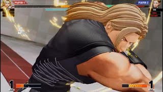 KOF15　世界１位アンディvs世界１位ブルーマリー　クライマックスコンボのぶつかり合い