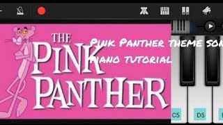 pink Panther theme song piano tutorial | walkband |