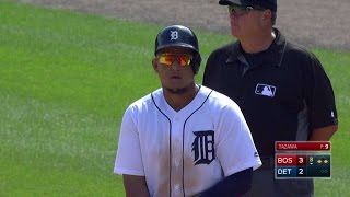 BOS@DET: Cabrera collects 1,000th RBI with Tigers