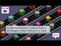 Create an Isometric Volume from a 2D Shape in After Effects in 1 Click using Volume n' Tricks