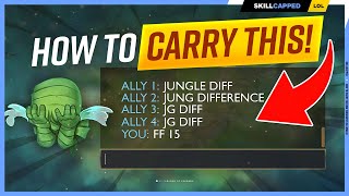 How to Carry FEEDING TEAMMATES as Jungle! - League of Legends