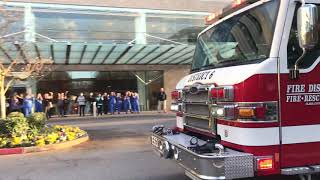 Clark County Fire District 6 applauds Legacy Medical Center Salmon Creek