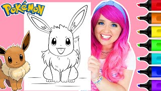 Coloring Pokémon Eevee Coloring Page Ohuhu Art Markers