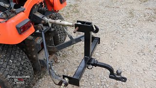 3 point drawbar trailer hitch homemade