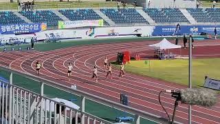 제104회전국체육대회 여일 200m 예선 2 조(2023.10.16.월-2일차)