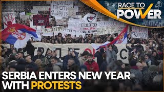 Serbia: Thousands Turn New Year Celebration Into Anti-government Protests | WION Race To power