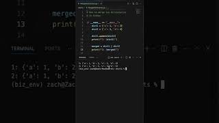 3 Simple Tricks To Merge Two Dictionaries #python #code #programming