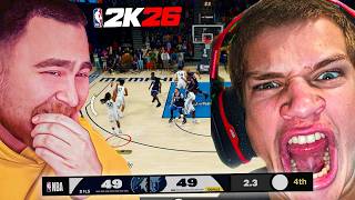 LosPollosTV HILARIOUS NBA 2K26 Wager vs Jynxzi made him RAGE!
