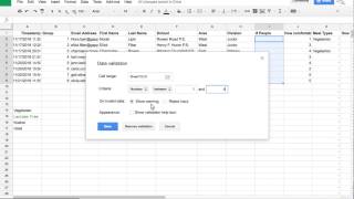 How to Use Data Validation in Google Sheets