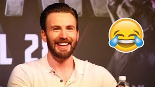 Chris Evans is laughing for 5 Minutes 😂