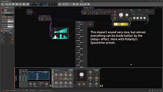 Bitwig Grid without oscillators: Phase oscillator