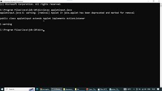 Applet Has Been Deprecated And Marked For Removal | Java Applet Deprecated Error Solved