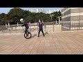 외발자전거 수평타기 24인치 도전 unicycle 외발자전거 수평타기