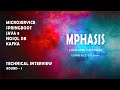 MPHASIS | Java microservice spring boot real time interview | Teams interview