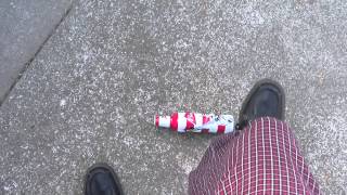 Stomping a Beer Can