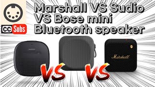 마샬 윌렌 수디오 F2 보스 사운드링크 마이크로 스피커 비교! Marshall Willen Sudio F2 Bose Soundlionk Micro shootout (eng sub)