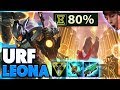 THEY GET PERMA STUNNED | URF LEONA FULL GAMEPLAY - BunnyFuFuu